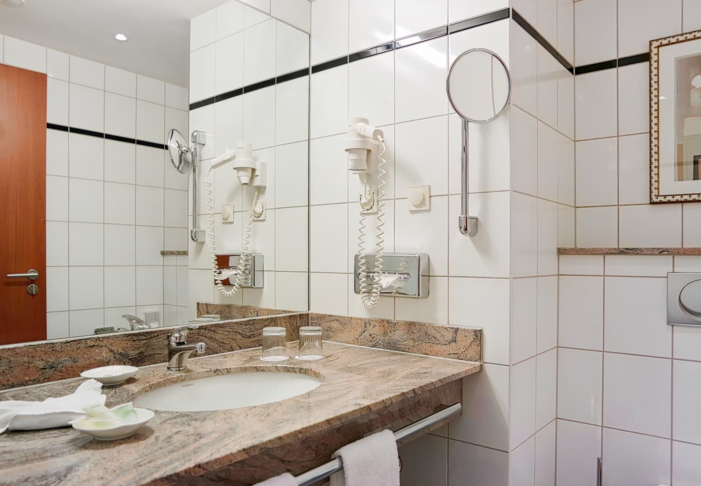 stays by friends Gelsenkirchen